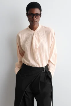 BLUSA CON PANEL DRAPEADO*COS Hot