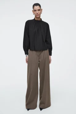 BLUSA DE ALGODÓN FRUNCIDA*COS Hot