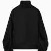 BLUSA DE CUELLO ALTO Y MANGAS PLISADAS*COS Hot