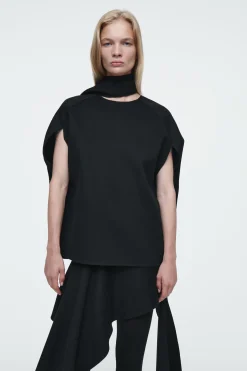 BLUSA DE DOBLE CARA CON BUFANDA*COS Clearance
