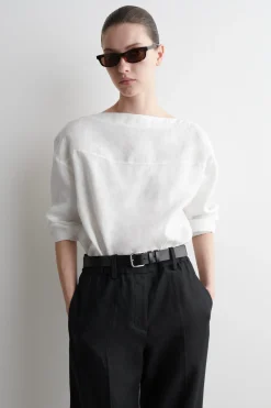BLUSA DE LINO CON LAZADA*COS Best