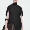 BLUSA DE SEDA CON PAÑUELO*COS Outlet