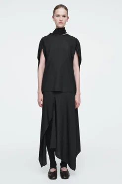 BLUSA DE SEDA CON PAÑUELO*COS Outlet