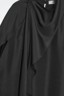 BLUSA DE SEDA CON PAÑUELO*COS Outlet