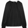BLUSA PLISADA DE MANGA LARGA*COS Hot