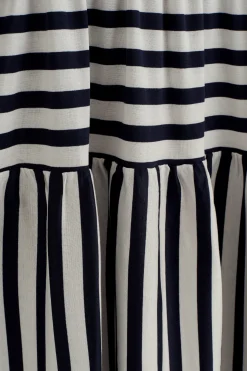 BOATNECK GATHERED MIDI DRESS*COS New