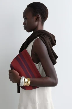 BOLSO DE MANO A RAYAS*COS Online