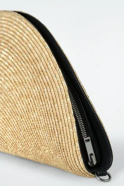 BOLSO DE MANO SOLEIL - EFECTO RAFIA*COS Discount