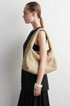 BOLSO DE PAPEL EFECTO RAFIA*COS Best