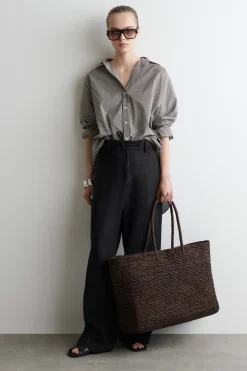 BOLSO TOTE OVERSIZE TEJIDO A MANO - RAFIA*COS Best