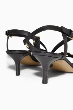 BUCKLED STRAPPY HEELED SANDALS*COS Fashion