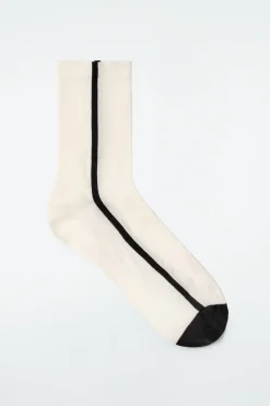 CALCETINES DE ALGODÓN A RAYAS*COS Sale