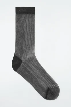 CALCETINES DE CANALÉ CON TRANSPARENCIAS*COS New