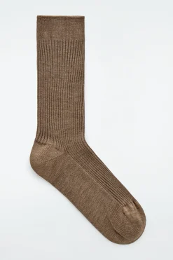 CALCETINES DE CANALÉ EN SEDA*COS Sale