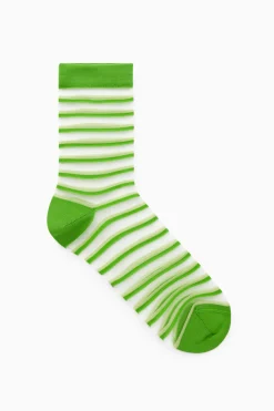 CALCETINES DE MALLA DE DOBLE RAYA*COS New