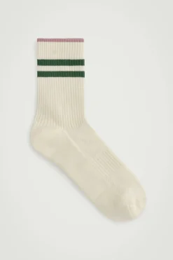 CALCETINES DEPORTIVOS DE RAYAS*COS Clearance
