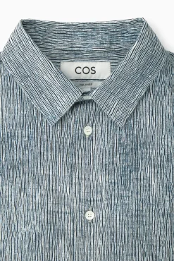 CAMISA ALGODÓN ESTAMPADO ABSTRACTO RELAXED FIT*COS Best