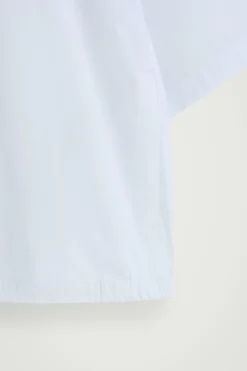 CAMISA CERRADA DE MANGA CORTA DE ALGODÓN*COS Online