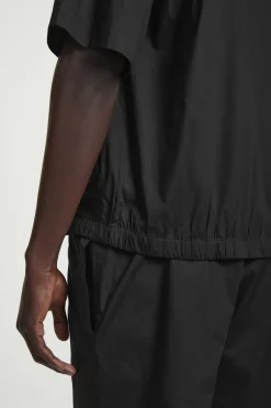CAMISA CERRADA DE MANGA CORTA DE ALGODÓN*COS Sale
