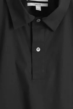 CAMISA CERRADA DE MANGA CORTA DE ALGODÓN*COS Sale
