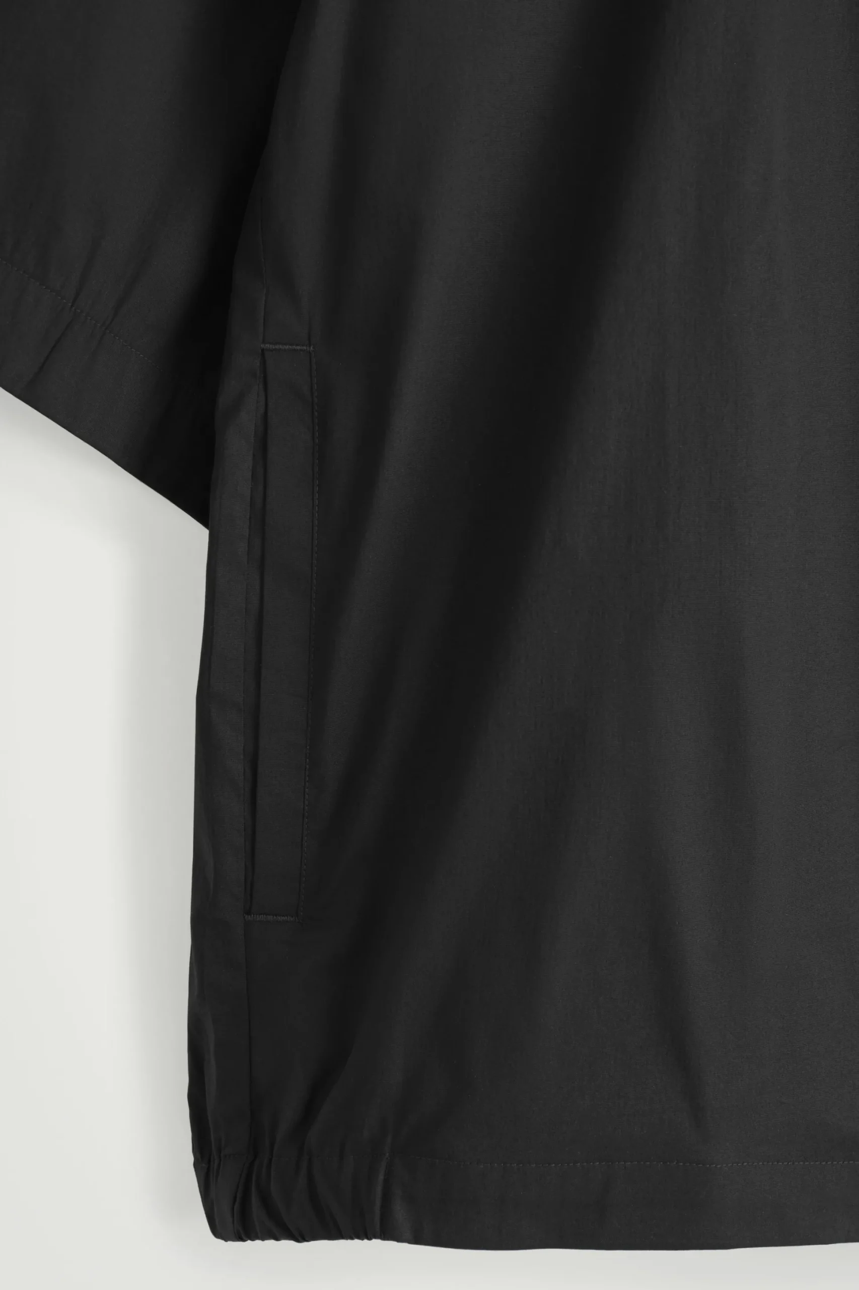 CAMISA CERRADA DE MANGA CORTA DE ALGODÓN*COS Sale