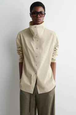 CAMISA CUELLO DE EMBUDO RELAXED FIT*COS New