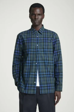 CAMISA DE ALGODÓN A CUADROS RELAXED FIT*COS New