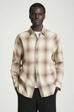 CAMISA DE ALGODÓN A CUADROS RELAXED FIT*COS Online