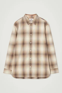 CAMISA DE ALGODÓN A CUADROS RELAXED FIT*COS Online
