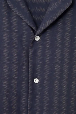 CAMISA DE ALGODÓN A RAYAS EN ZIGZAG RELAXED FIT*COS Outlet