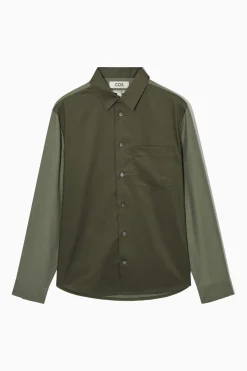CAMISA DE ALGODÓN BLOQUES DE COLOR RELAXED FIT*COS New