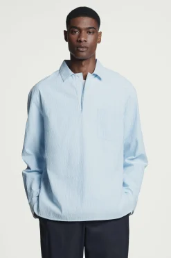 CAMISA DE ALGODÓN CON TEXTURA*COS Clearance