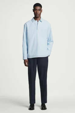 CAMISA DE ALGODÓN CON TEXTURA*COS Clearance
