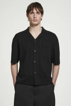 CAMISA DE ALGODÓN DE PUNTO POINTELLE*COS Outlet