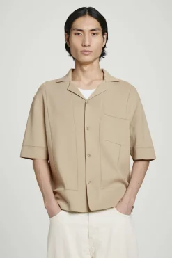 CAMISA DE ALGODÓN DE PUNTO POINTELLE*COS Outlet