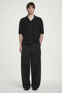 CAMISA DE ALGODÓN DE PUNTO POINTELLE*COS Outlet