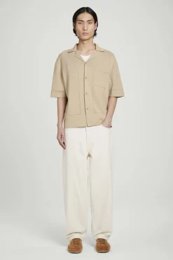 CAMISA DE ALGODÓN DE PUNTO POINTELLE*COS Outlet