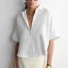 CAMISA DE LINO DE MANGA CORTA*COS New