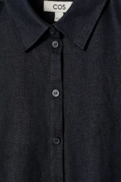 CAMISA DE LINO DE MANGA CORTA*COS Fashion