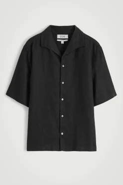 CAMISA DE LINO DE MANGA CORTA*COS Online