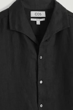 CAMISA DE LINO DE MANGA CORTA*COS Online