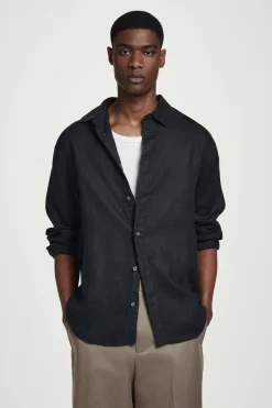 CAMISA DE LINO DE MANGA LARGA RELAXED FIT*COS Discount