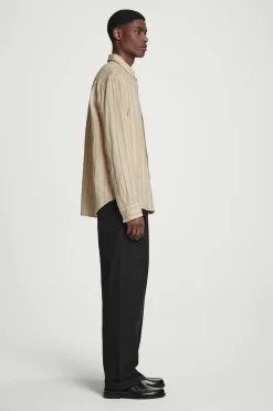 CAMISA DE LINO DE MANGA LARGA RELAXED FIT*COS Outlet