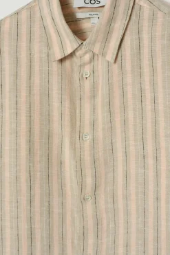 CAMISA DE LINO DE MANGA LARGA RELAXED FIT*COS Outlet