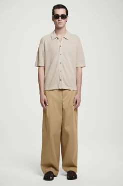 CAMISA DE LINO EN PUNTO DE CANALÉ RELAXED FIT*COS Online