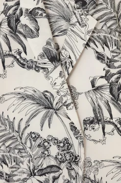 CAMISA DE MANGA CORTA CON ESTAMPADO BOTÁNICO*COS Sale