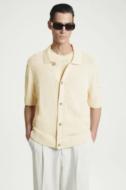 CAMISA DE PUNTO JASPEADA RELAXED FIT*COS Clearance