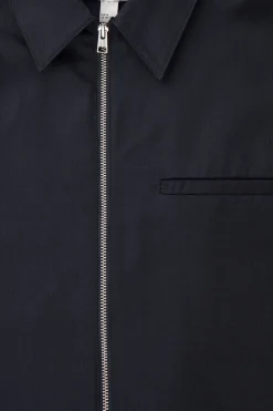 CAMISA DE SARGA CON CREMALLERA ENTERA*COS Sale
