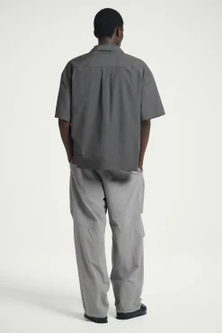 CAMISA FUNCIONAL OVERSIZE DE MANGA CORTA*COS Clearance