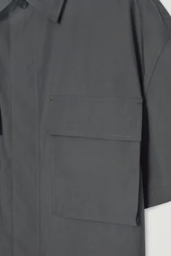 CAMISA FUNCIONAL OVERSIZE DE MANGA CORTA*COS Clearance